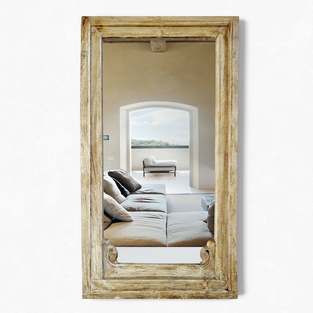 Antique Raja Window Mirror 3D Model - TurboSquid 2129443