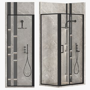 Shower cabin 02 3D model