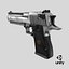 Deagle AAA Game Ready PBR Low-poly 3D model