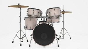 drum set 3d model