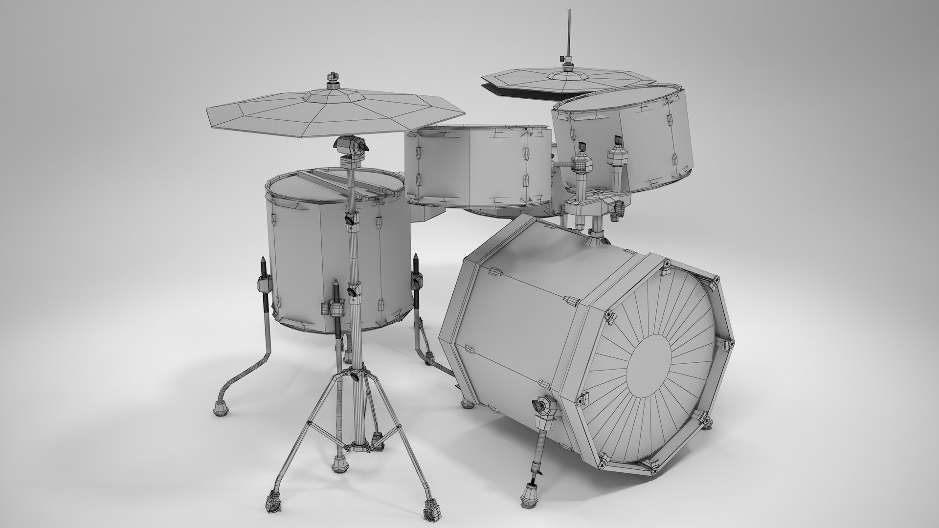 drum-set-3d-model