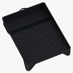 Paint Tray Plastic Clean and Dirty(1) 3D model