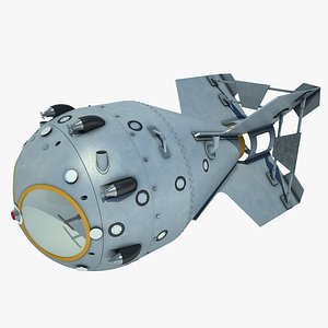 3d model nuclear bomb