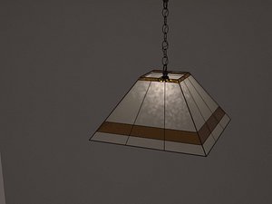 3dsmax flat tiffany lamp
