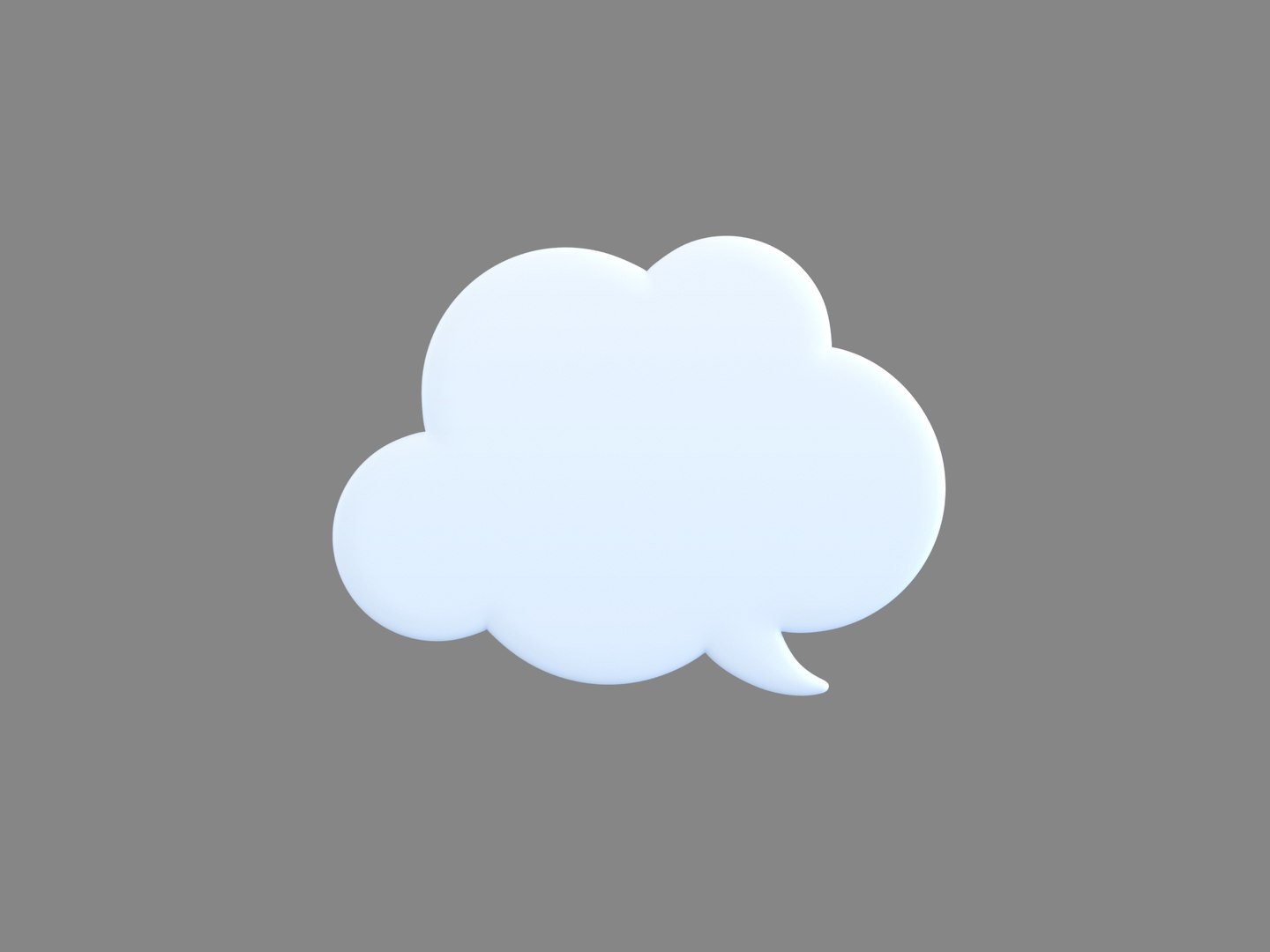 3D Symbol014 Speech Bubble Model - TurboSquid 1996786