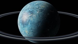 8K Alien Water Planet 3 3D model