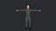 Personagem 3D hiper-realista de corpo inteiro totalmente equipado de Quentin Tarantino