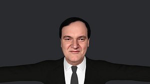 Quentin Tarantino Hyper Realistic Full Body Fully Rigged  Character 3D
