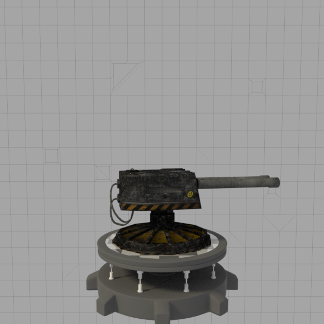 Sentry Turret 3d Model