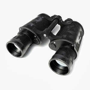 3D old binoculars