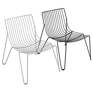 3D model easy chair