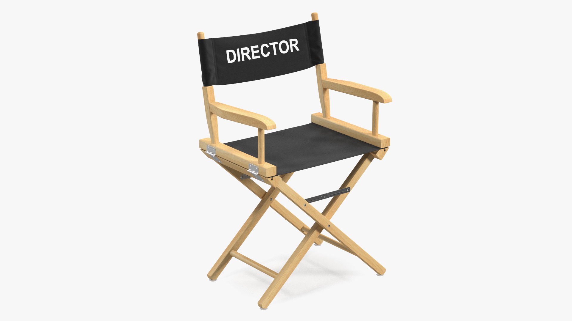 Premium Directors Chair 3D model preview