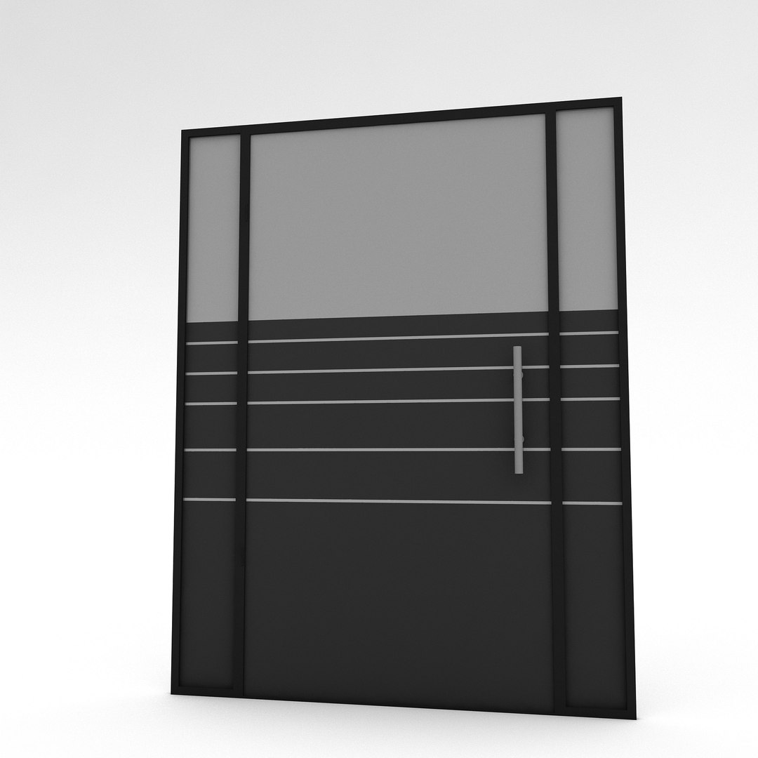 3D Office Glass Door - TurboSquid 2006827