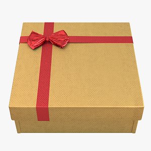 3ds max giftbox 4 yellow
