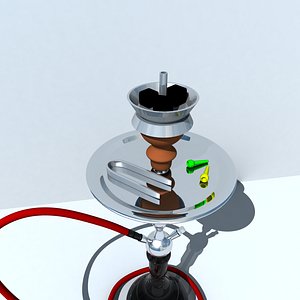 3d hookah - shisha nargila model