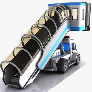 Cartoon Stair Car