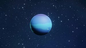 Stylized Planet Neptune  2k 4k 8k Textures model