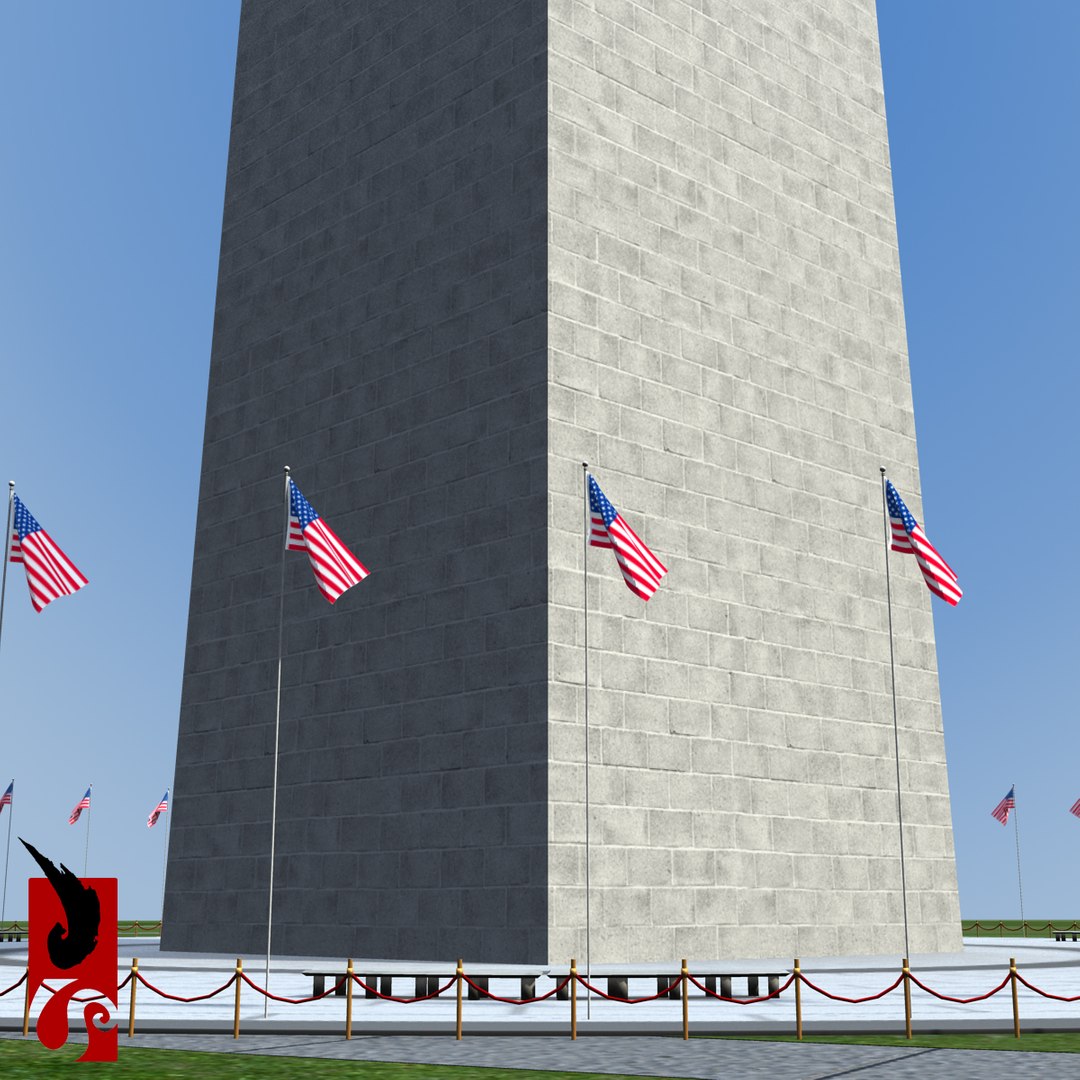 3d Model Washington Monument - D