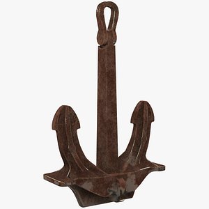 anchor metalic 3D model
