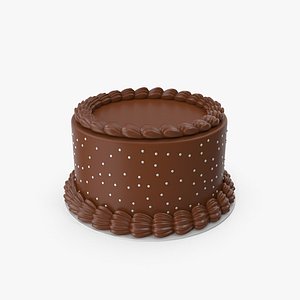 3D Chocolate Cake model