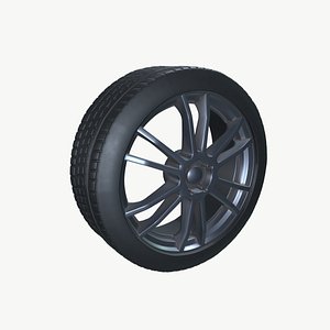 3D Car Tyre