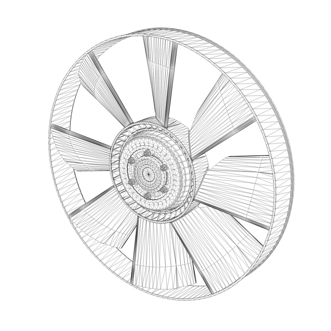 Engine Cooling Fan 3ds