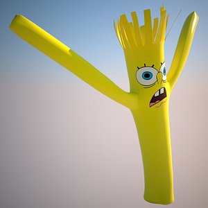 inflatable dancer 3d max