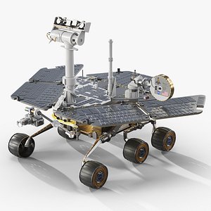 NASA Mars Exploration Rover Spirit Rigged for Cinema 4D 3D model