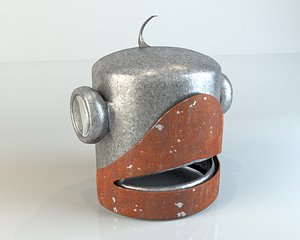 robot head 3d ma