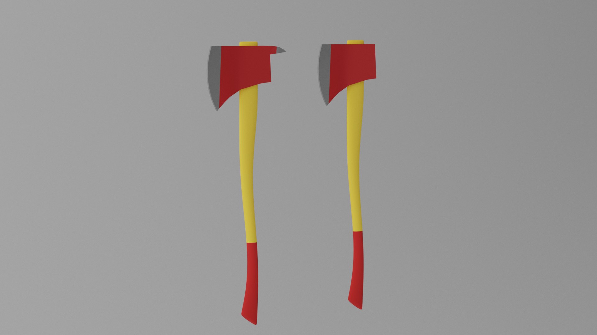 Cartoon Fire Axe 3D Model - TurboSquid 1819361