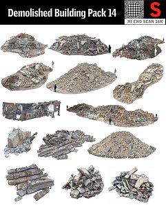 Demolished Building Pack 14