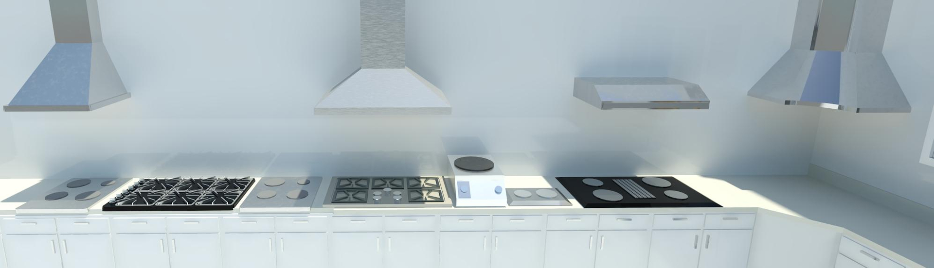 revit kitchen appliances family 3d model