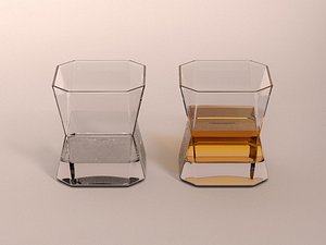 whiskey glass 3D model