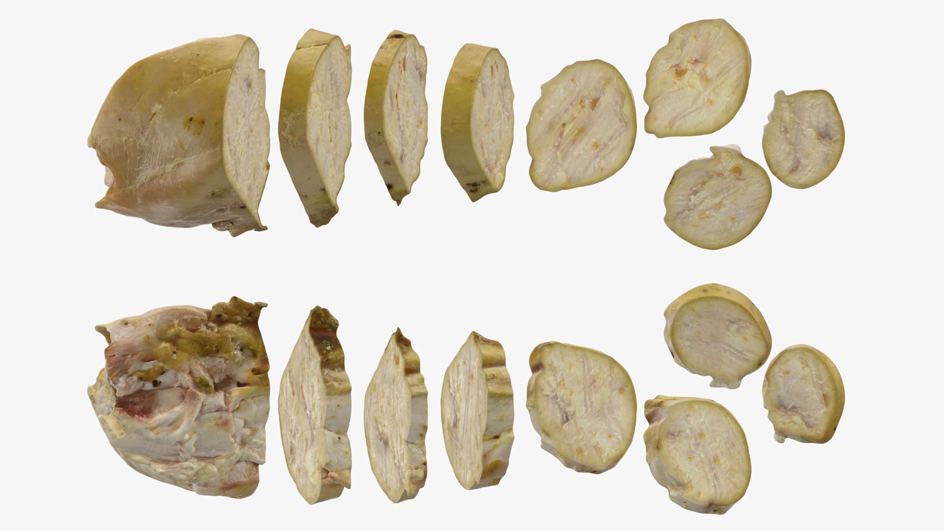 Roasted Chicken Collection 3 3D Model - TurboSquid 2414203