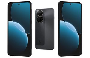 3D Huawei Nova Y73 Black Low Poly