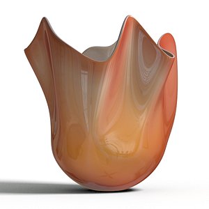 3d model venini fazzoletto vase