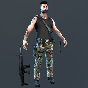 3D guerrilla soldier games