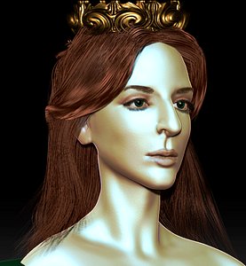 female head model