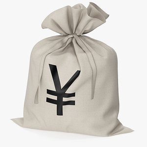Money Bag Japanese Yen Currency