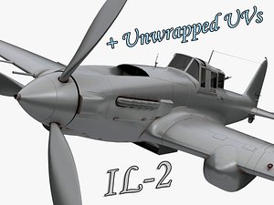 IL 2 Soviet hedgehopper fighter WW2
