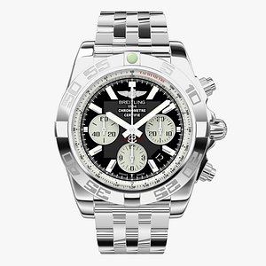 Breitling Chronomat Steel Virtual Model