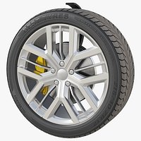 Multi Spoke Aluminum Wheel Tyre