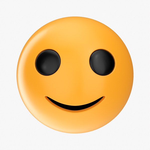 3D Emoji 054 Smiling