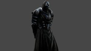 3D Dark Armored Enforcer  High-Quality 3D Character Model model