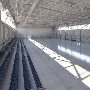 Indoor Base Arena 1 3D model