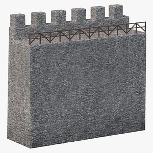 Medieval Wall Segment 02