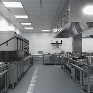 Large Commercial Kitchen