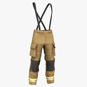 Mens Firefighter Pants 3D