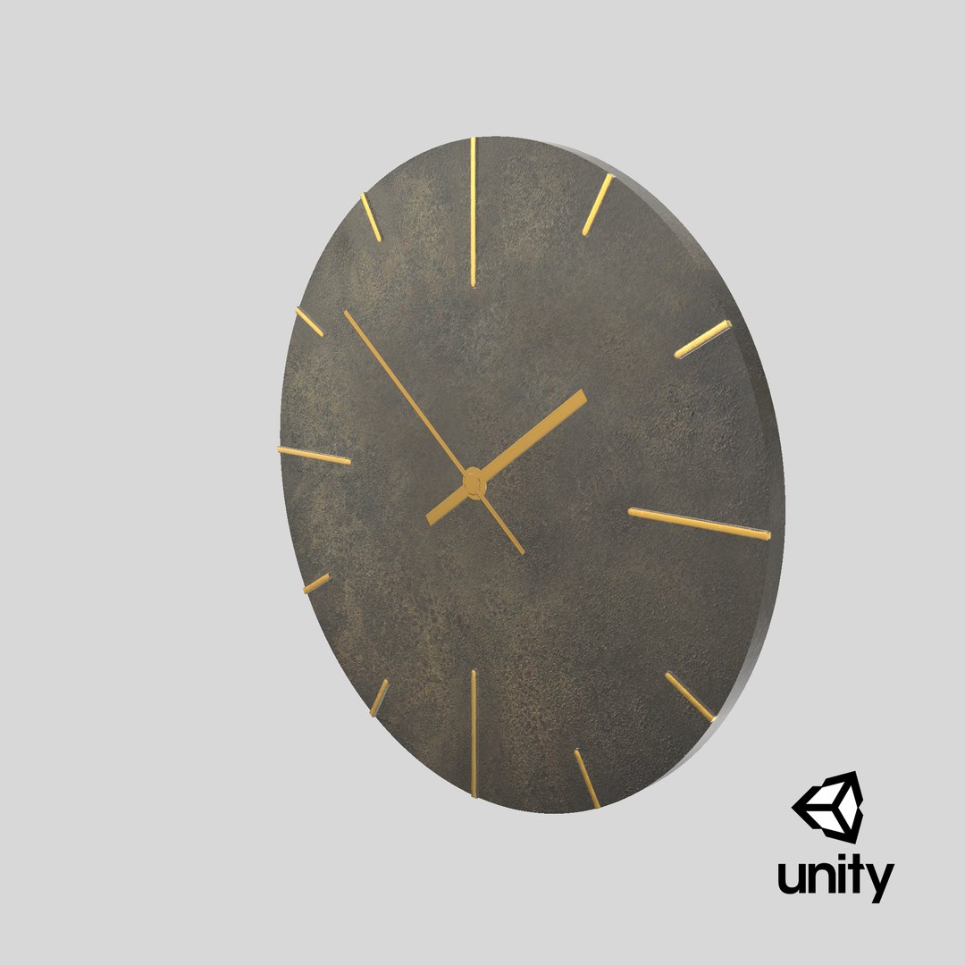 wall clock model https://p.turbosquid.com/ts-thumb/5r/UFtXKy/0cl5215l/stemcell_unity_render/png/1549331264/1920x1080/fit_q87/b3d2e7a39c69360b872ca03012404d5ffd173a61/stemcell_unity_render.jpg