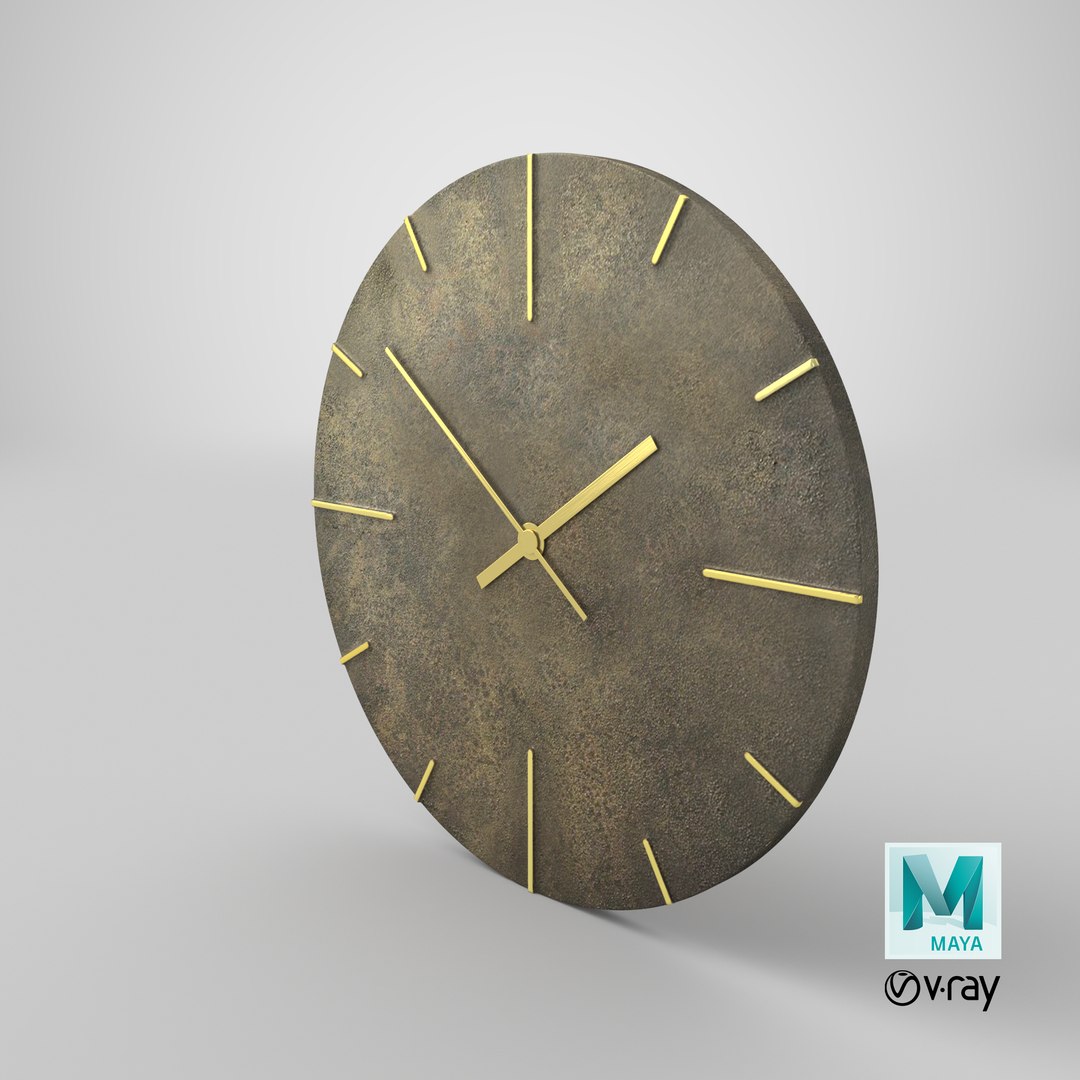 wall clock model https://p.turbosquid.com/ts-thumb/5r/UFtXKy/CcFhJ2UG/stemcell_maya_vray_render/png/1549331242/1920x1080/fit_q87/3fb6afcb14214e95597ac0fafc0862463dd5c41e/stemcell_maya_vray_render.jpg